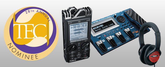 Roland Nominated for Multiple TEC Awards