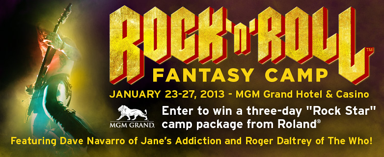Roland Rock ‘n’ Roll Fantasy Camp Giveaway