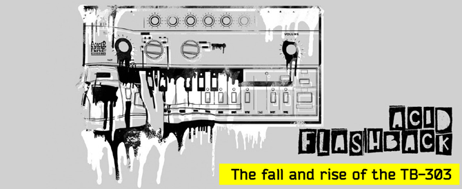 Roland TB-303 melting graphic