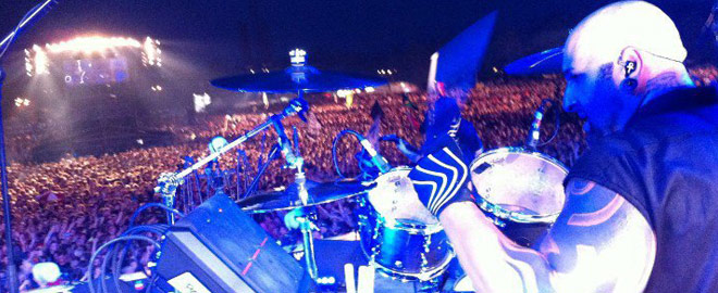 Ministry's Drummer Aaron Rossi