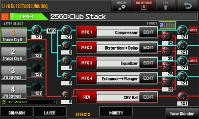 Live Set Effects Routing