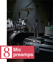 8 Mic Preamps