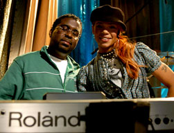 Gil Smith with Faith Evans