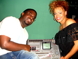 Gil Smith with Faith Evans