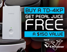 Purchase a TD-4KP and get a FREE PEDAL JUICE