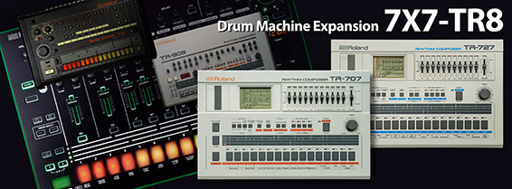 7X7-TR8 Drum Machine Expansion for TR-8
