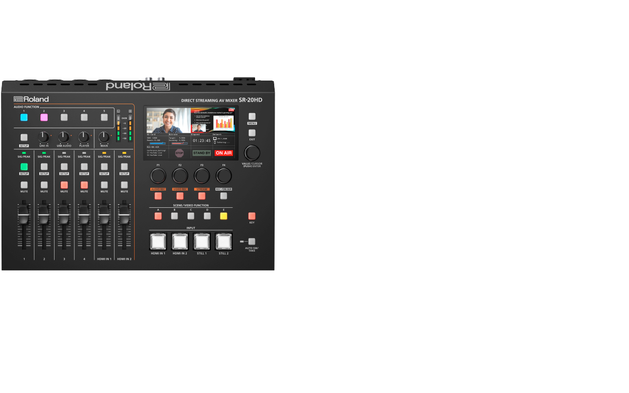 Roland SR-20HD Dual Streaming Destinations