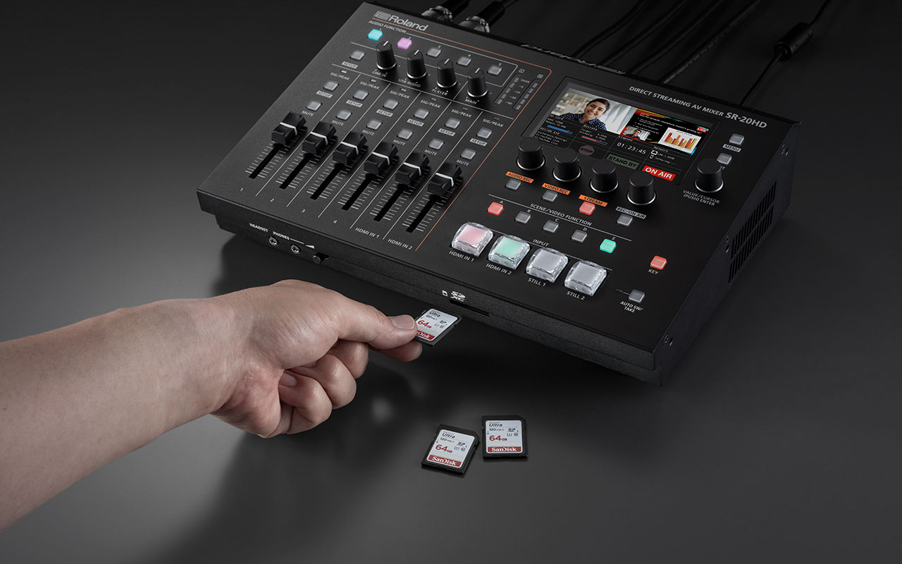 Roland SR-20HD Simplified Recording and Playback